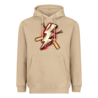 Mushroom baseball lightning bolt Heavyweight Hoodie - Zillion Design Studio
