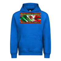 Cobalt mexico flag serape roses leopard and glitter licanse plate Urban Hoodie - Artiststas