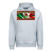 Heather Grey mexico flag serape roses leopard and glitter licanse plate Urban Hoodie - Artiststas