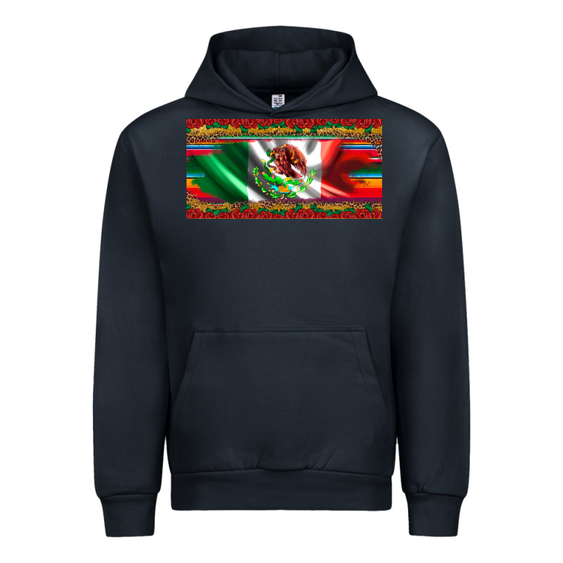 Mexico Flag Serape Roses Leopard And Glitter Licanse Plate Urban Hoodie by Artiststas | Teevron