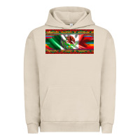 Pigment French Oak mexico flag serape roses leopard and glitter licanse plate Urban Hoodie - Artiststas