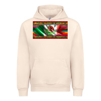 Sandshell mexico flag serape roses leopard and glitter licanse plate Urban Hoodie - Artiststas