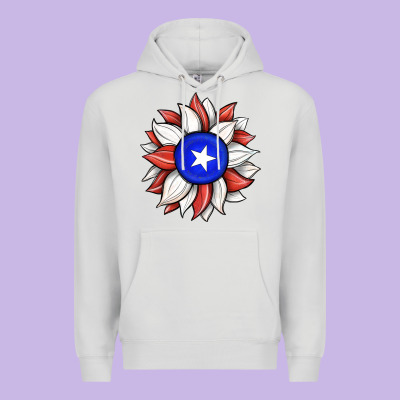 Sunflower Puerto Rico Flag Premium Hoodie Designed By Jahusdesignshop