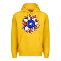 Lemon sunflower puerto rico flag Premium Hoodie - JahusDesignShop