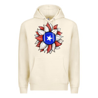 Tofu sunflower puerto rico flag Premium Hoodie - JahusDesignShop