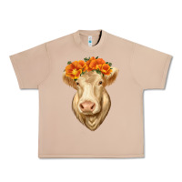 Burro Charolais Cow Urban Heavy Tee - RanaPortraitStore