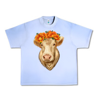 Grape Ice Charolais Cow Urban Heavy Tee - RanaPortraitStore