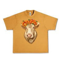 Peanut Butter Charolais Cow Urban Heavy Tee - RanaPortraitStore
