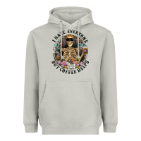Moon Dust I Hate Everyone But Coffee Helps With Flowers Heavyweight Hoodie - RanaPortraitStore