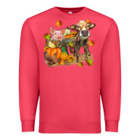 Cardinal fall farm animals Premium Sweatshirt - Zillion Design Studio