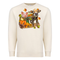 Sandshell fall farm animals Premium Sweatshirt - Zillion Design Studio