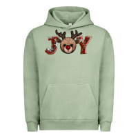 Pigment Oil Green joy reindeer Urban Hoodie - AdoDesignShop