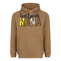 Toasted Coconut ballpark nana with leopard Heavyweight Hoodie - texasbilliewilder
