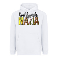 White ballpark nana with leopard Heavyweight Hoodie - texasbilliewilder