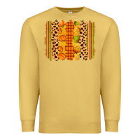 Antique Gold fall brushstroke Premium Sweatshirt - Zillion Design Studio