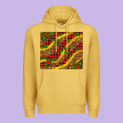 Merry With Mistletoe Premium Hoodie Designed By Adodesignshop