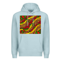 Blue Mist merry with mistletoe Premium Hoodie - AdoDesignShop