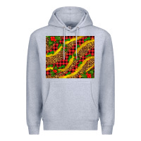Heather Grey merry with mistletoe Premium Hoodie - AdoDesignShop