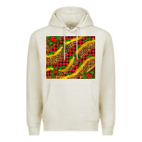 Oatmeal Heather merry with mistletoe Premium Hoodie - AdoDesignShop
