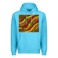 Ocean Blue merry with mistletoe Premium Hoodie - AdoDesignShop