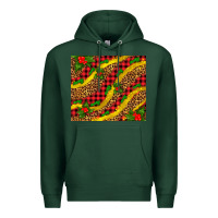 Sports Green merry with mistletoe Premium Hoodie - AdoDesignShop