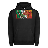 Pigment Black mexico flag cowhide leopard sunflower and roses licanse  plate Urban Hoodie - Artiststas