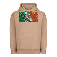 Pigment Burro mexico flag cowhide leopard sunflower and roses licanse  plate Urban Hoodie - Artiststas