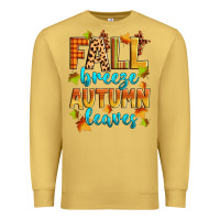 Antique Gold fall breeze autumn leaves Premium Sweatshirt - Zillion Design Studio