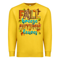 Lemon fall breeze autumn leaves Premium Sweatshirt - Zillion Design Studio