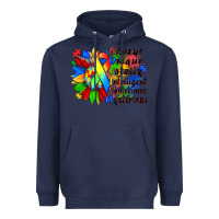Navy always unique totally intelligent sometimes myster Heavyweight Hoodie - Zillion Design Studio