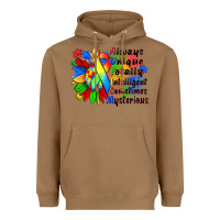 Toasted Coconut always unique totally intelligent sometimes myster Heavyweight Hoodie - Zillion Design Studio