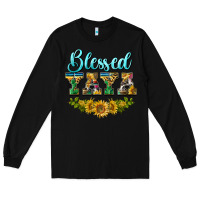Black blessed yaya Long Sleeve Tee - BarkalooDesign