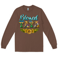 Chestnut blessed yaya Long Sleeve Tee - BarkalooDesign