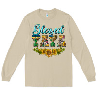 Mushroom blessed yaya Long Sleeve Tee - BarkalooDesign