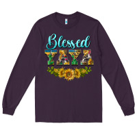 Plum blessed yaya Long Sleeve Tee - BarkalooDesign