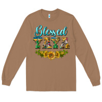Toasted Coconut blessed yaya Long Sleeve Tee - BarkalooDesign