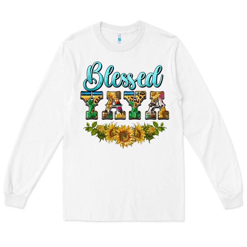 Blessed Yaya Long Sleeve Tee by BarkalooDesign | Teevron