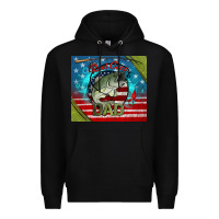 Black reel cool dad fishing Premium Hoodie - Jasminsmagicworld