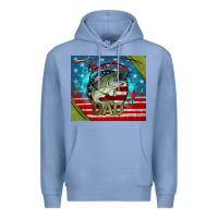 Colony Blue reel cool dad fishing Premium Hoodie - Jasminsmagicworld
