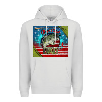 Dove Grey reel cool dad fishing Premium Hoodie - Jasminsmagicworld