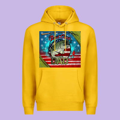 Reel Cool Dad Fishing Premium Hoodie Designed By Jasminsmagicworld