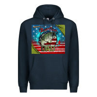 Navy reel cool dad fishing Premium Hoodie - Jasminsmagicworld
