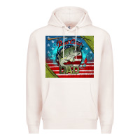 Pale Pink reel cool dad fishing Premium Hoodie - Jasminsmagicworld