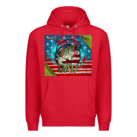 Red reel cool dad fishing Premium Hoodie - Jasminsmagicworld