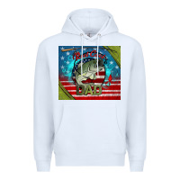 White reel cool dad fishing Premium Hoodie - Jasminsmagicworld