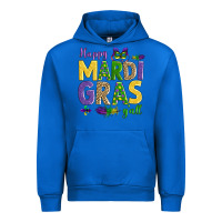 Cobalt happy mardi gras y'all Urban Hoodie - AdoDesignShop