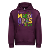 Mauve Wine happy mardi gras y'all Urban Hoodie - AdoDesignShop