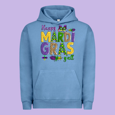 Happy Mardi Gras Y'all Urban Hoodie Designed By Adodesignshop
