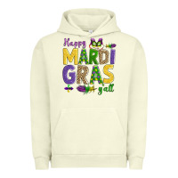 Pigment Pistachio happy mardi gras y'all Urban Hoodie - AdoDesignShop