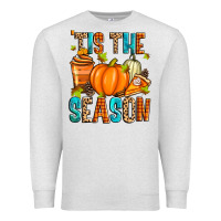 Oatmeal Heather 'tis the season fall Premium Sweatshirt - Zillion Design Studio